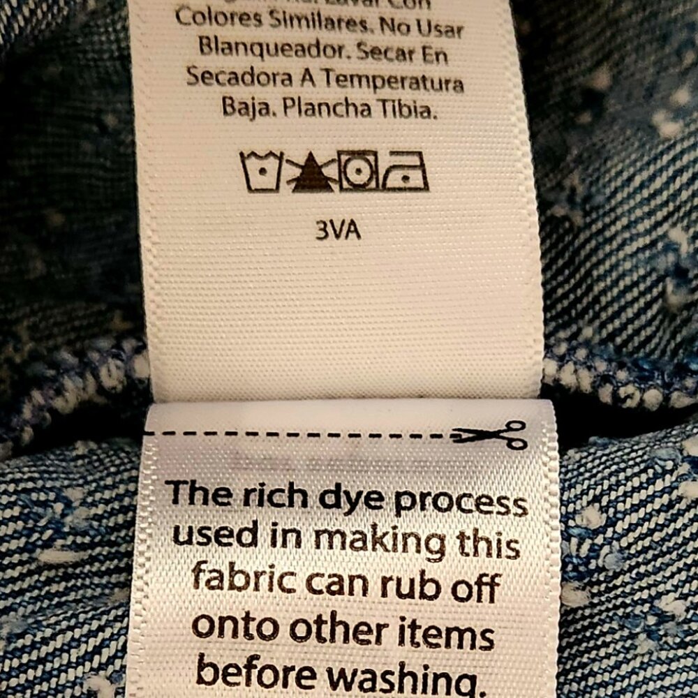 Time and Tru Women's Clip Dot Denim Jacket, Size XL. NWOT. - Picture 11 of 11